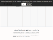 Tablet Screenshot of kunstlijnhaarlem.nl